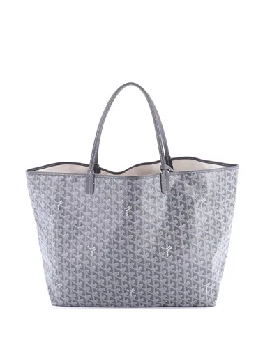Pre-owned Pre-owned Goyard  Goyard Gm Saint Louis Tote Coated Canvas In Gray