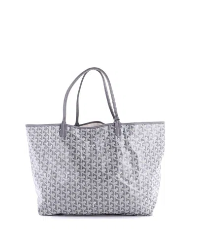 Pre-owned Pre-owned Goyard  Goyard Gm Saint Louis Tote Coated Canvas In Gray