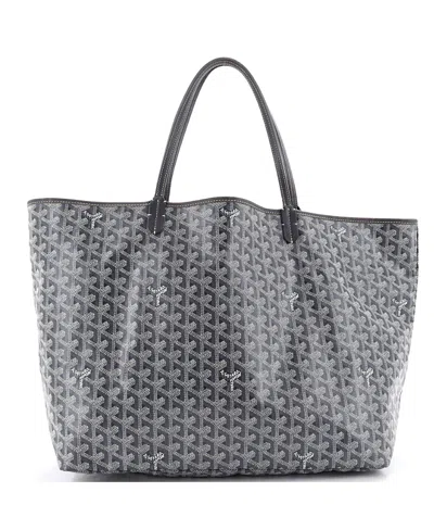 Pre-owned Pre-owned Goyard  Goyard Gm Saint Louis Tote Coated Canvas In Gray