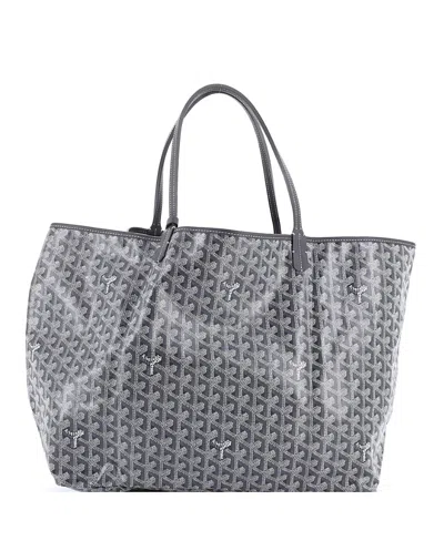 Pre-owned Pre-owned Goyard  Goyard Gm Saint Louis Tote Coated Canvas In Gray