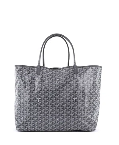Pre-owned Pre-owned Goyard  Goyard Gm Saint Louis Tote Coated Canvas In Gray