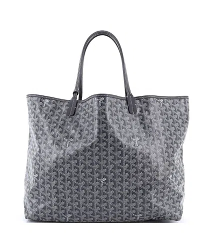Pre-owned Pre-owned Goyard  Goyard Gm Saint Louis Tote Coated Canvas In Gray