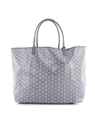 Pre-owned Pre-owned Goyard  Goyard Gm Saint Louis Tote Coated Canvas In Gray