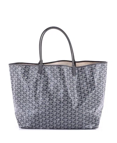 Pre-owned Pre-owned Goyard  Goyard Gm Saint Louis Tote Coated Canvas In Gray