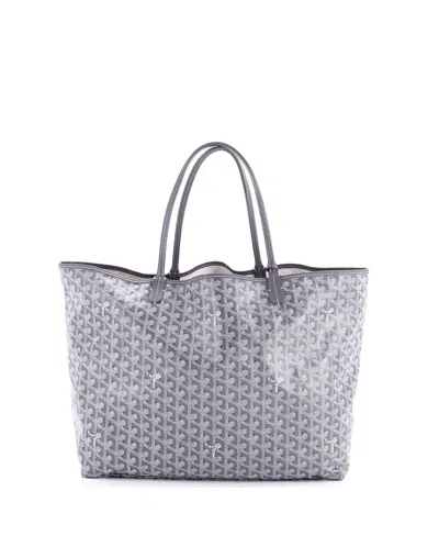 Pre-owned Pre-owned Goyard  Goyard Gm Saint Louis Tote Coated Canvas In Gray