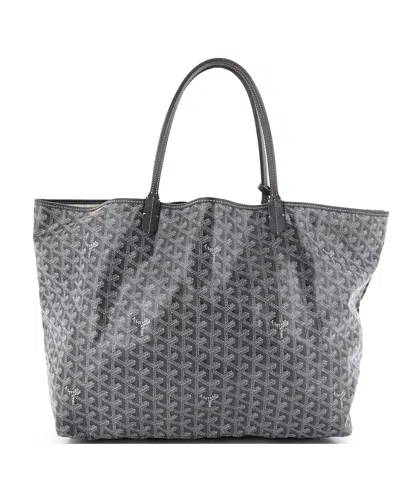 Pre-owned Pre-owned Goyard  Goyard Gm Saint Louis Tote Coated Canvas In Gray