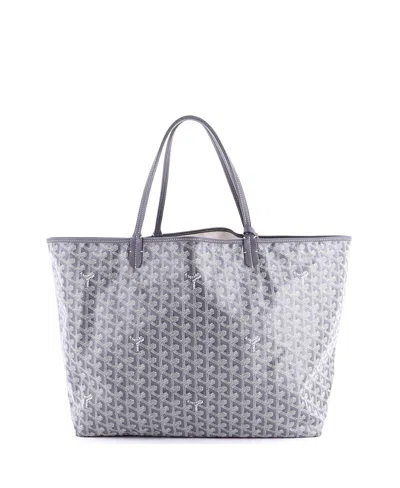 Pre-owned Pre-owned Goyard  Goyard Gm Saint Louis Tote Coated Canvas In Gray