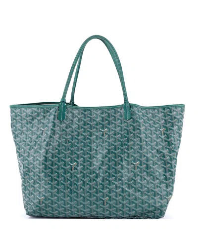 Pre-owned Pre-owned Goyard  Goyard Gm Saint Louis Tote Coated Canvas In Green