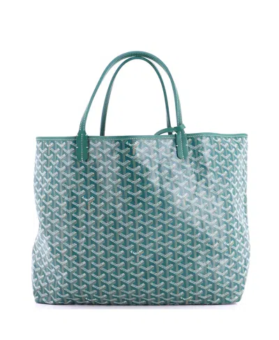 Pre-owned Pre-owned Goyard  Goyard Gm Saint Louis Tote Coated Canvas In Green