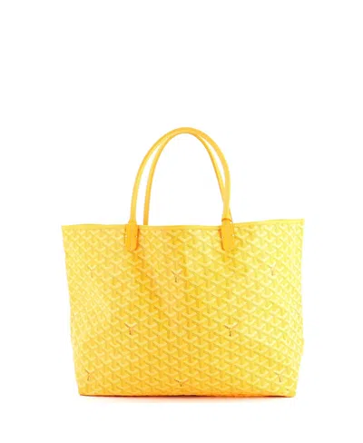 Pre-owned Pre-owned Goyard  Goyard Gm Saint Louis Tote Coated Canvas In Orange
