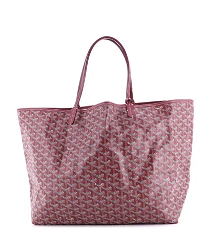 Pre-owned Pre-owned Goyard  Goyard Gm Saint Louis Tote Coated Canvas In Red