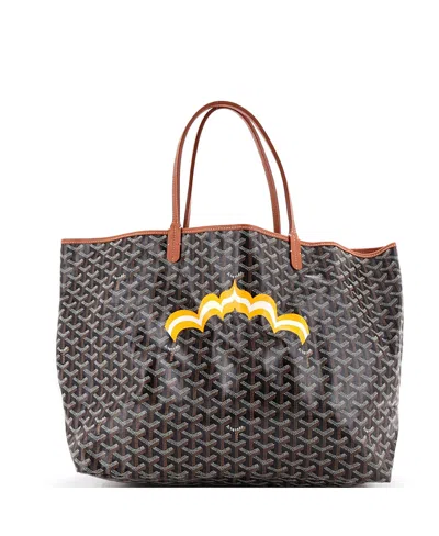 Pre-owned Pre-owned Goyard  Goyard Gm Saint Louis Tote Printed Coated Canvas In Brown