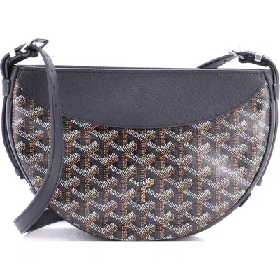 Pre-owned Goyard  Goyard Hirondelle Shoulder Bag Coated Canvas And Leather In Multi