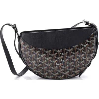 Pre-owned Goyard  Goyard Hirondelle Shoulder Bag Coated Canvas And Leather In Multi
