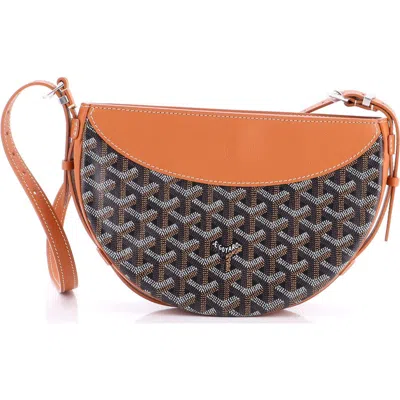 Pre-owned Goyard  Goyard Hirondelle Shoulder Bag Coated Canvas And Leather In Multi