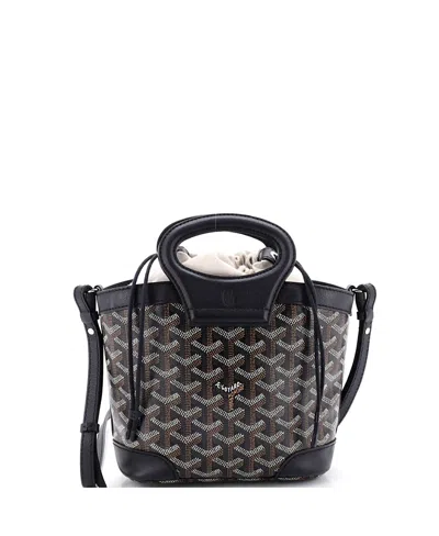 Pre-owned Pre-owned Goyard  Goyard Mini Beluga Bag Coated Canvas In Black