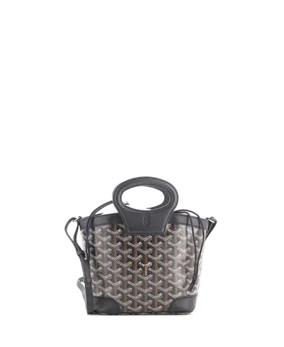 Pre-owned Pre-owned Goyard  Goyard Mini Beluga Bag Coated Canvas In Black