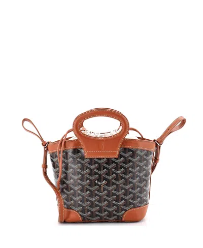 Pre-owned Pre-owned Goyard  Goyard Mini Beluga Bag Coated Canvas In Brown