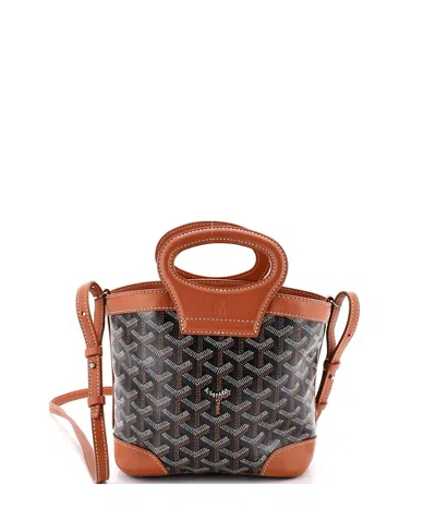 Pre-owned Pre-owned Goyard  Goyard Mini Beluga Bag Coated Canvas In Brown