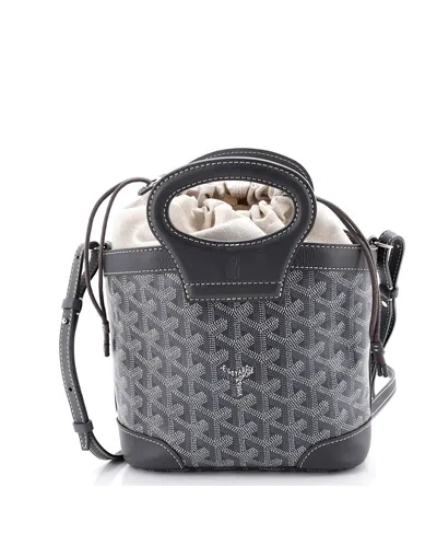 Pre-owned Pre-owned Goyard  Goyard Mini Beluga Bag Coated Canvas In Gray