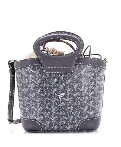 Pre-owned Pre-owned Goyard  Goyard Mini Beluga Bag Coated Canvas In Gray