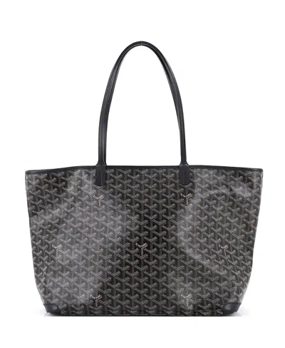 Pre-owned Pre-owned Goyard  Goyard Mm Artois Tote Coated Canvas In Black