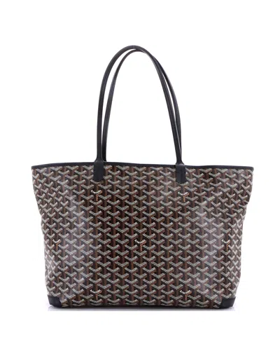 Pre-owned Pre-owned Goyard  Goyard Mm Artois Tote Coated Canvas In Black