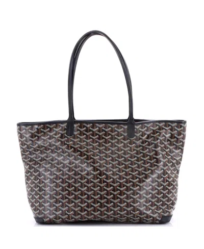 Pre-owned Pre-owned Goyard  Goyard Mm Artois Tote Coated Canvas In Black