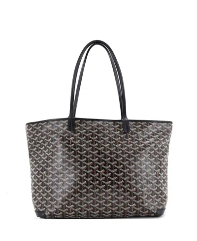 Pre-owned Pre-owned Goyard  Goyard Mm Artois Tote Coated Canvas In Black