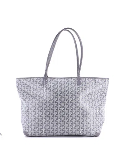 Pre-owned Pre-owned Goyard  Goyard Mm Artois Tote Coated Canvas In Gray