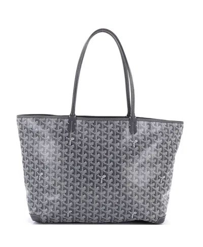 Pre-owned Pre-owned Goyard  Goyard Mm Artois Tote Coated Canvas In Gray