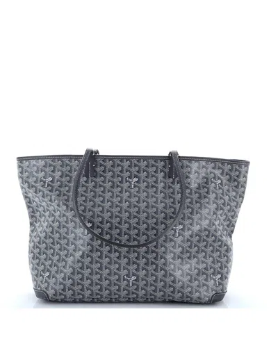 Pre-owned Pre-owned Goyard  Goyard Mm Artois Tote Coated Canvas In Gray