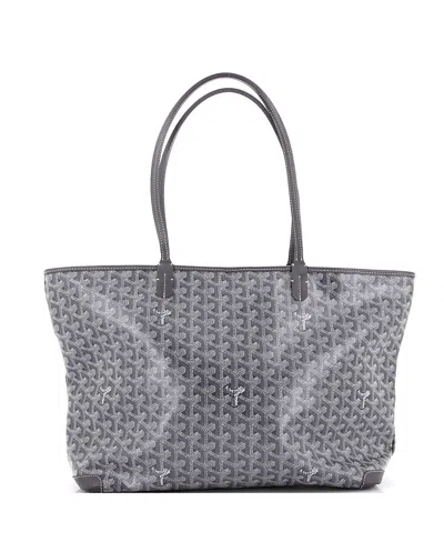 Pre-owned Pre-owned Goyard  Goyard Mm Artois Tote Coated Canvas In Gray
