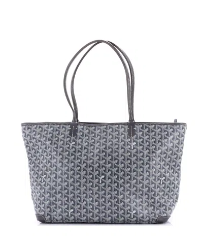 Pre-owned Pre-owned Goyard  Goyard Mm Artois Tote Coated Canvas In Gray