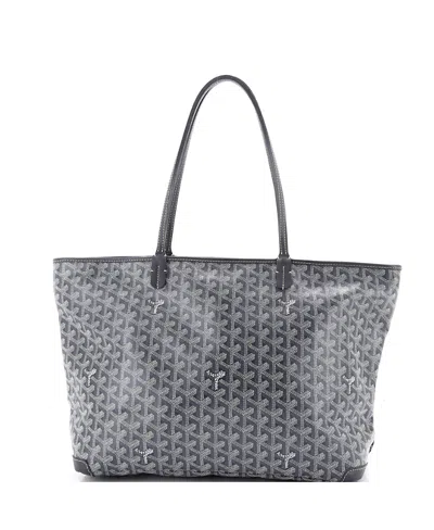 Pre-owned Pre-owned Goyard  Goyard Mm Artois Tote Coated Canvas In Gray