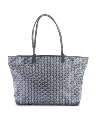 Pre-owned Pre-owned Goyard  Goyard Mm Artois Tote Coated Canvas In Gray