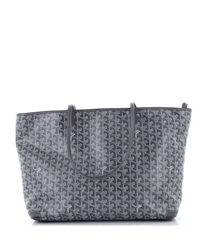 Pre-owned Pre-owned Goyard  Goyard Mm Artois Tote Coated Canvas In Gray