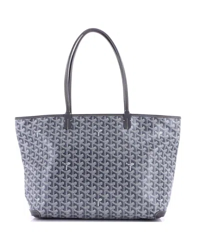 Pre-owned Pre-owned Goyard  Goyard Mm Artois Tote Coated Canvas In Gray