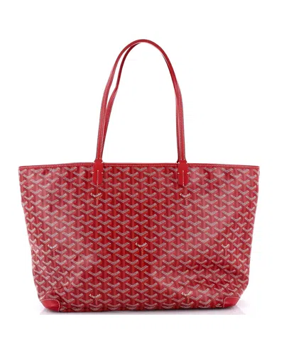 Pre-owned Pre-owned Goyard  Goyard Mm Artois Tote Coated Canvas In Red