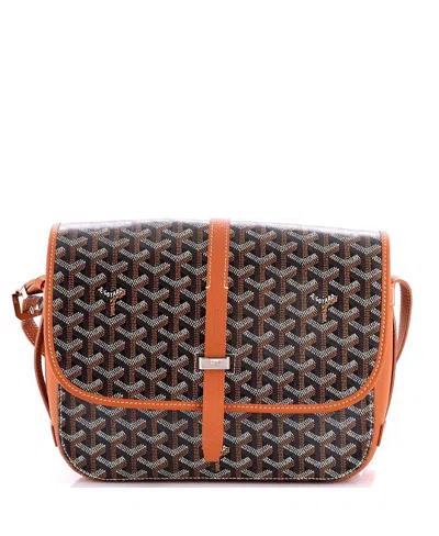 Pre-owned Pre-owned Goyard  Goyard Mm Belvedere Ii Messenger Bag Coated Canvas In Black