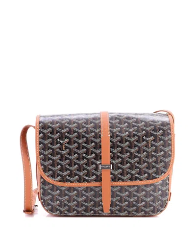 Pre-owned Pre-owned Goyard  Goyard Mm Belvedere Ii Messenger Bag Coated Canvas In Brown
