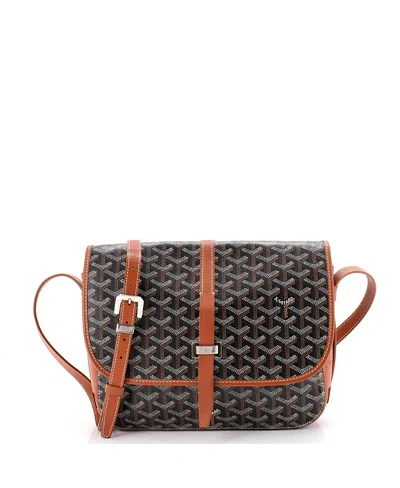 Pre-owned Pre-owned Goyard  Goyard Mm Belvedere Ii Messenger Bag Coated Canvas In Brown