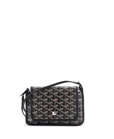 Pre-owned Pre-owned Goyard  Goyard Plumet Clutch Wallet Coated Canvas In Black