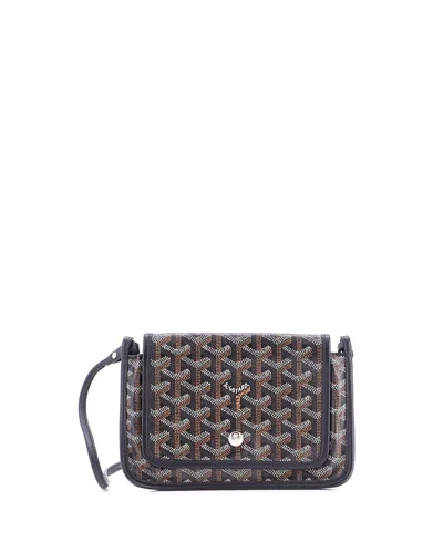 Pre-owned Pre-owned Goyard  Goyard Plumet Clutch Wallet Coated Canvas In Black