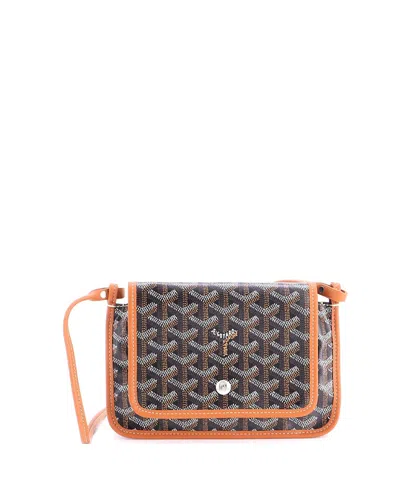 Pre-owned Pre-owned Goyard  Goyard Plumet Clutch Wallet Coated Canvas In Black