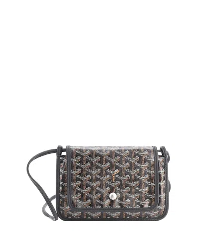 Pre-owned Pre-owned Goyard  Goyard Plumet Clutch Wallet Coated Canvas In Black