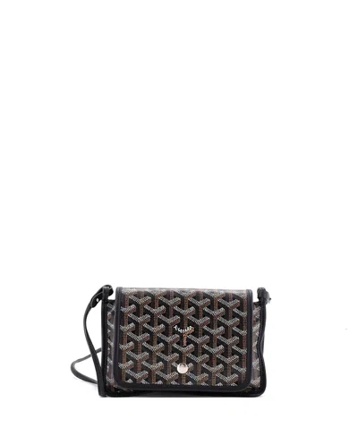 Pre-owned Pre-owned Goyard  Goyard Plumet Clutch Wallet Coated Canvas In Black