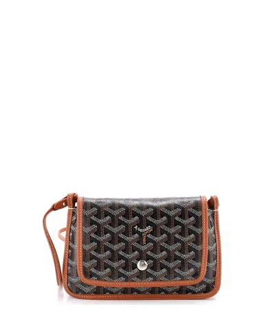Pre-owned Pre-owned Goyard  Goyard Plumet Clutch Wallet Coated Canvas In Brown