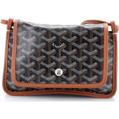 Pre-owned Goyard  Goyard Plumet Clutch Wallet Coated Canvas In Multi