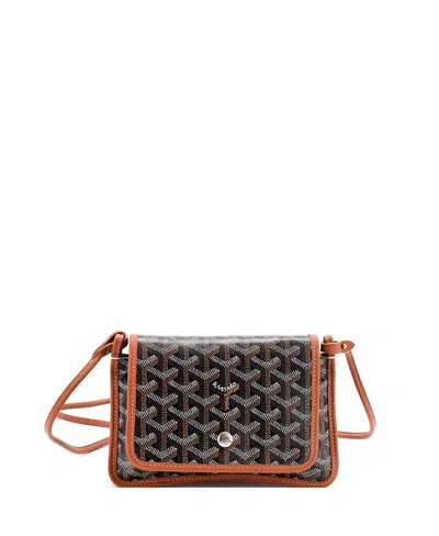 Pre-owned Pre-owned Goyard  Goyard Plumet Clutch Wallet Coated Canvas In Brown